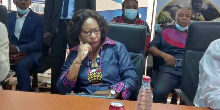 Limogée pour insubordination alors qu'elle à rappeler le col Amara Camara à l'ordre, secrétaire général de la transition guinéenne, Madame