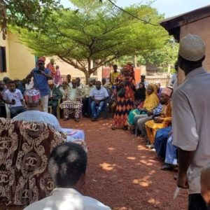 En tournée à l'interieur du pays, la délégation de l'UFDG consuite par l'ancien député uninominal de Labé, monsieur Cellou Baldé et monsieur 