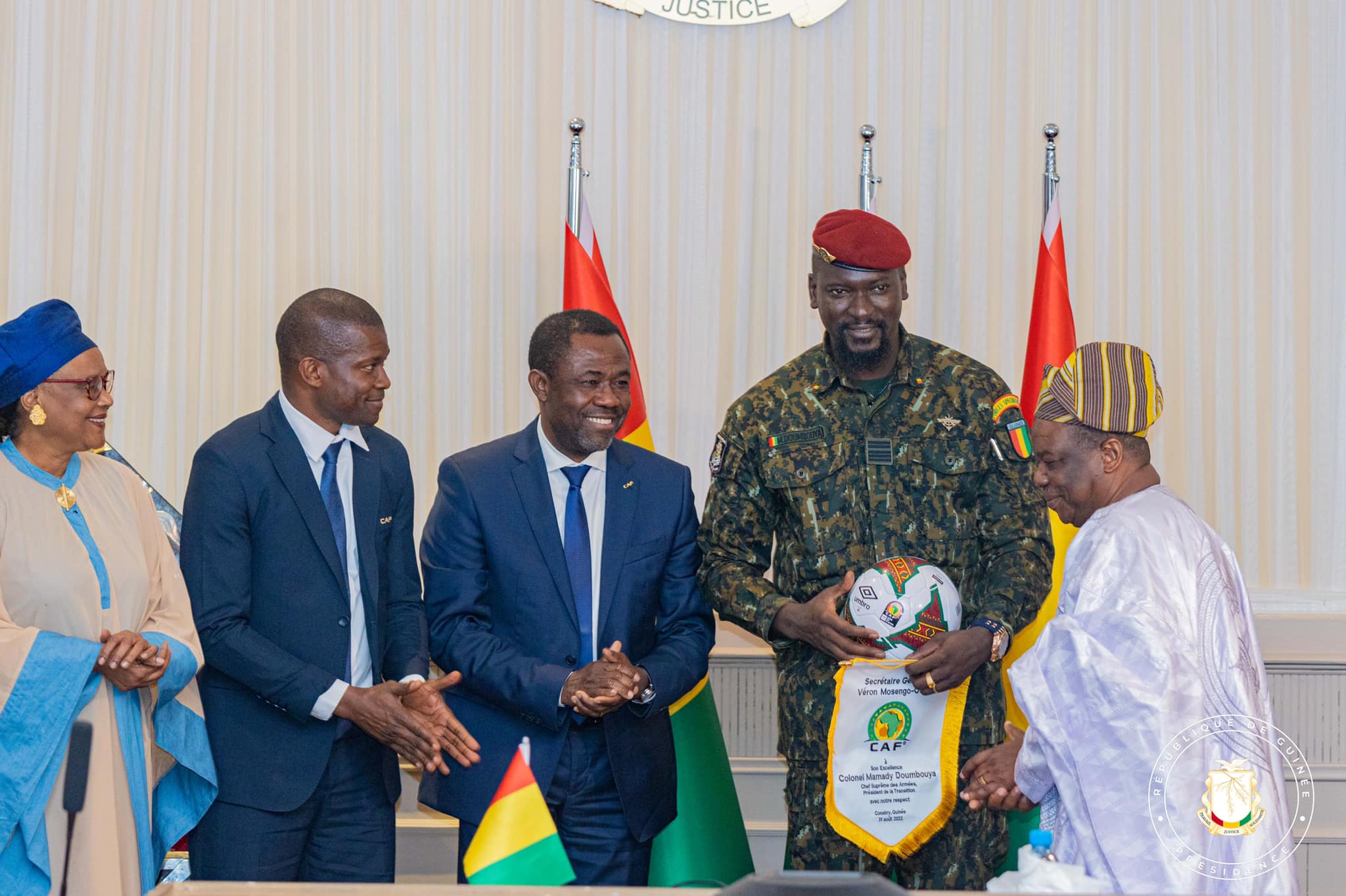 Le colonel Mamadi est prêt à faire tout pour la réussite de l'organisation de la coupe d'Afrique en Guinée en 2025. Après avoir pris langue